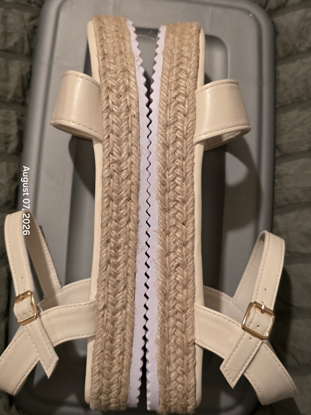 Platform Espadrille Strap Sandals - Picture 2 of 4